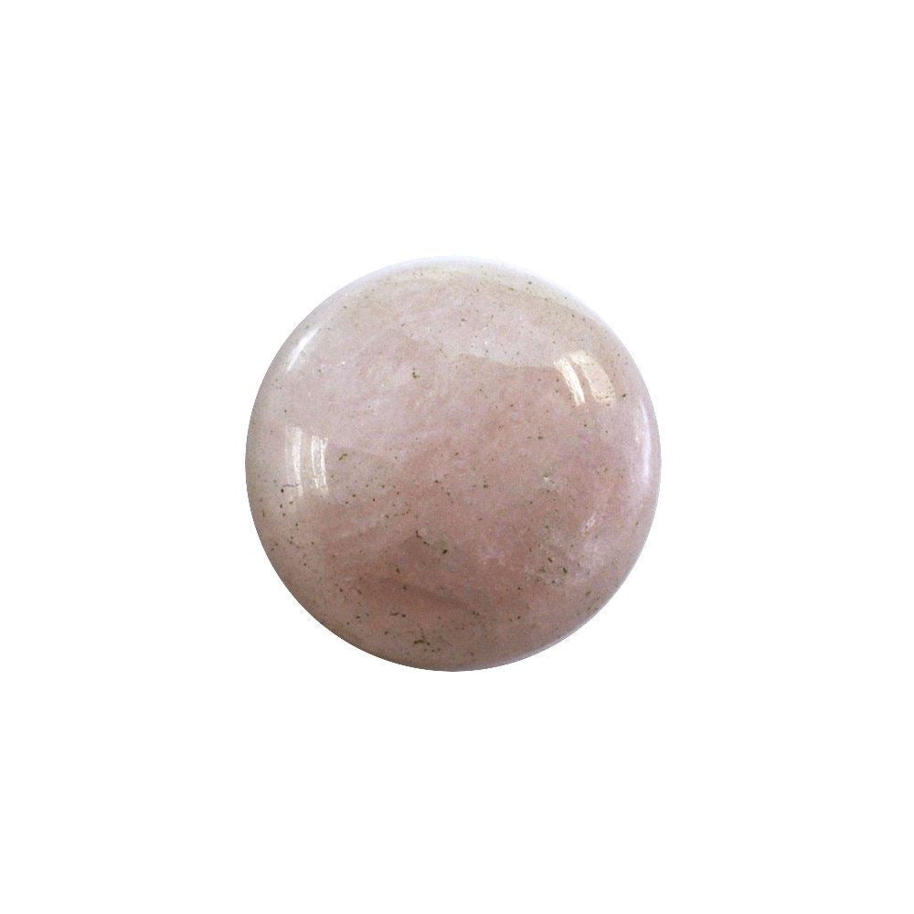 MILKY MORGANITE ROUND CAB 10MM 3.70 Cts.