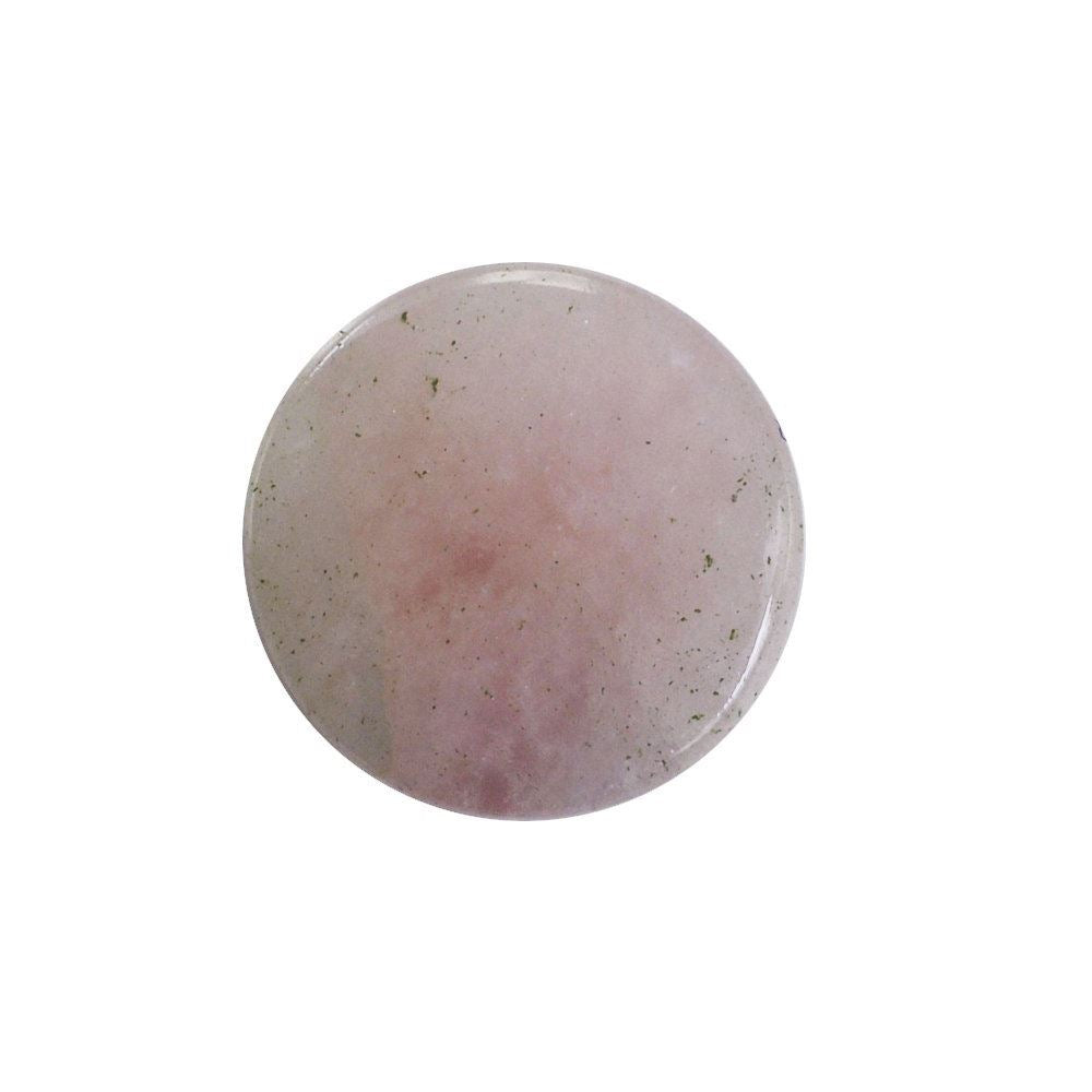 MILKY MORGANITE ROUND CAB 10MM 3.70 Cts.