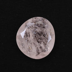 MILKY MORGANITE BOTH SIDE TABLE CUT FANCY TRILLIONISH 10.50X7MM 2.08 Cts.