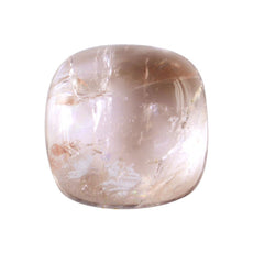 MILKY MORGANITE ROUND CAB 12MM 6.33 Cts.