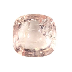 MILKY MORGANITE ROUND CAB 12MM 6.33 Cts.