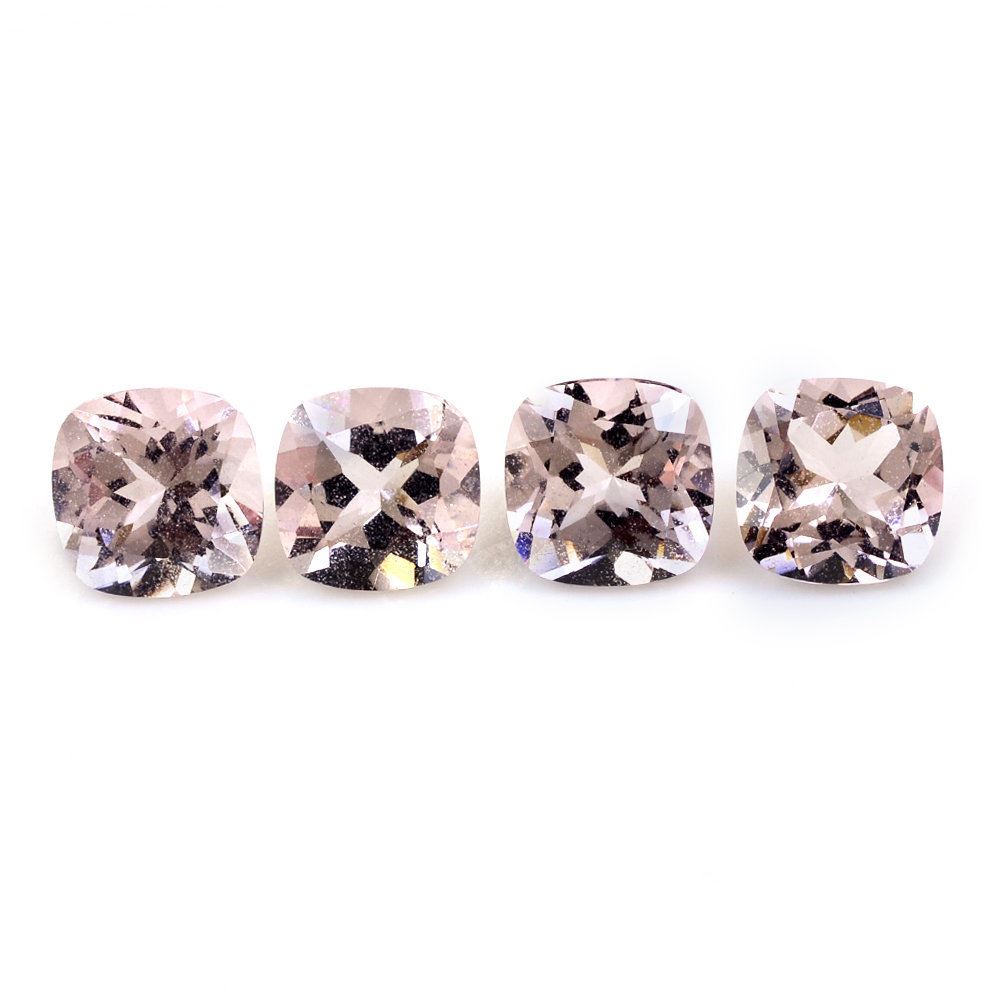 PINK MORGANITE CUT CUSHION (AA/HI) 7MM 1.33 Cts.