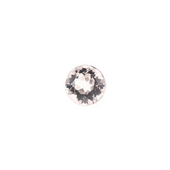 PEACH MORGANITE CUT ROUND (A) 3.00MM 0.10 Cts.