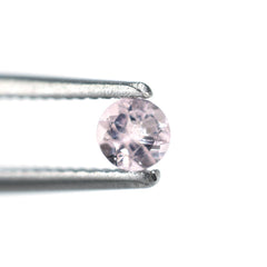 PINK MORGANITE CUT ROUND (AA/HI) 3.50MM 0.16 Cts.