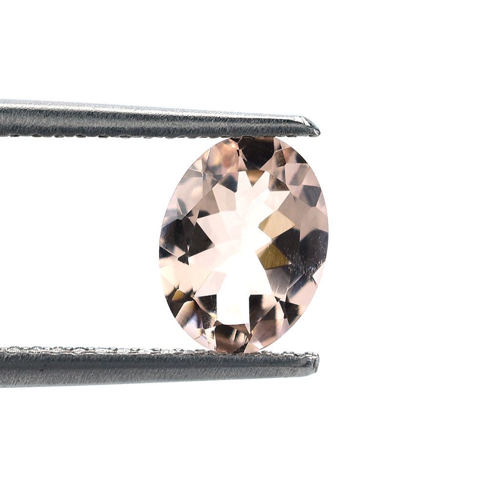 PEACH MORGANITE CUT OVAL (A/CLEAN) 8X6MM 1.09 Cts.