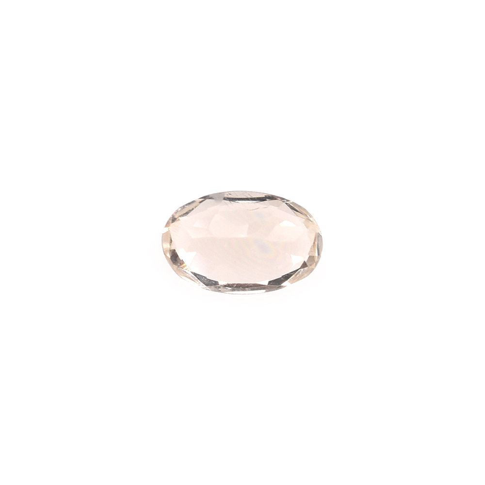 PEACH MORGANITE CUT OVAL (A) 5X3MM 0.25 Cts.