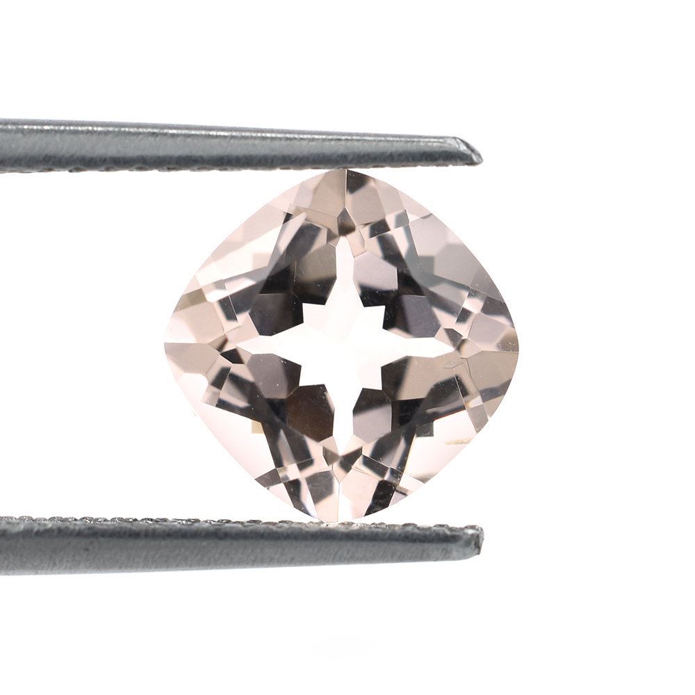 PEACH MORGANITE CUT CUSHION (A) 8.00MM 2.05 Cts.