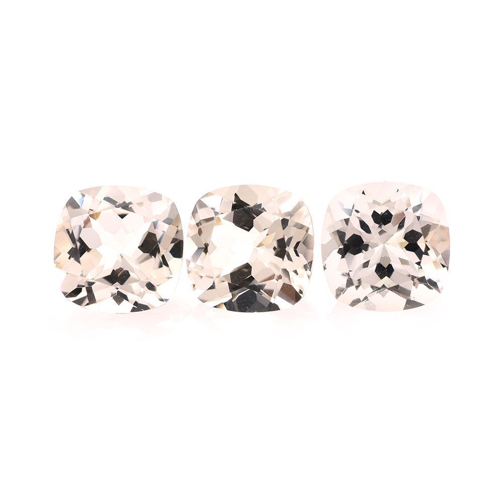 PEACH MORGANITE CUT CUSHION (A) 8.00MM 2.05 Cts.