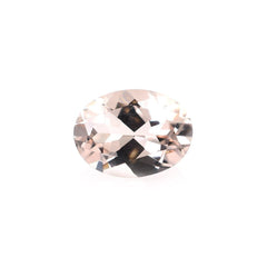 PEACH MORGANITE CUT OVAL (AA/SI) 8X6MM 1.09 Cts.