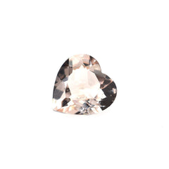 PEACH MORGANITE CUT HEART (AA/HI) 8X8MM 1.50 Cts.