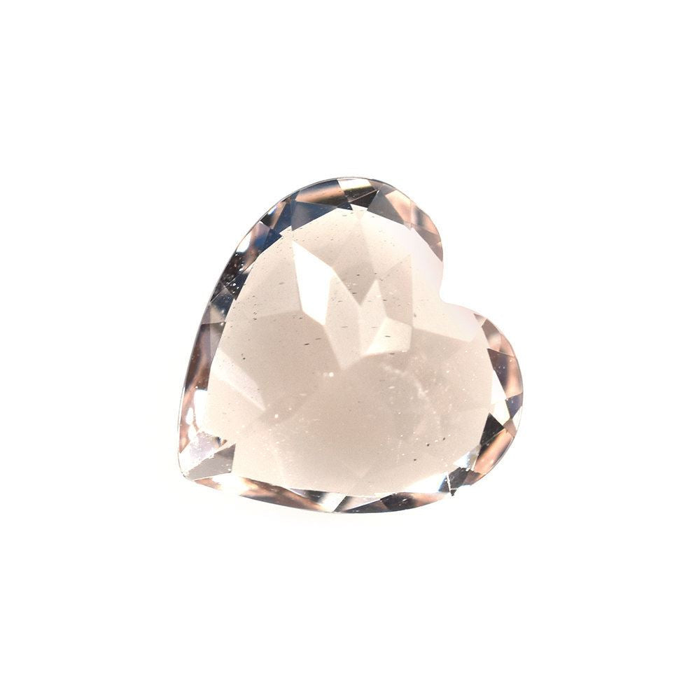 PEACH MORGANITE CUT HEART (AA/CLEAN)  8X8MM 1.47 Cts.