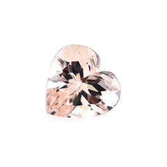 PEACH MORGANITE CUT HEART (AA/SI) 8X8MM 1.40 Cts.