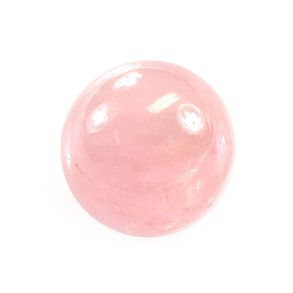 PINK MORGANITE (MILKY) PLAIN ROUND BALL 10-10.50MM 7.66 Cts.