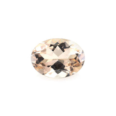 PEACH MORGANITE (YELLOWISH) CUT OVAL 8X6MM (AA) 1.16 Cts.