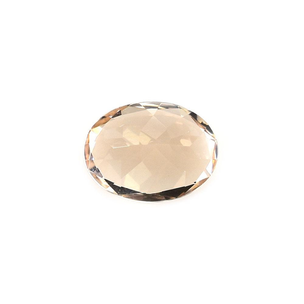 PEACH MORGANITE (YELLOWISH) CUT OVAL 8X6MM (AA) 1.16 Cts.