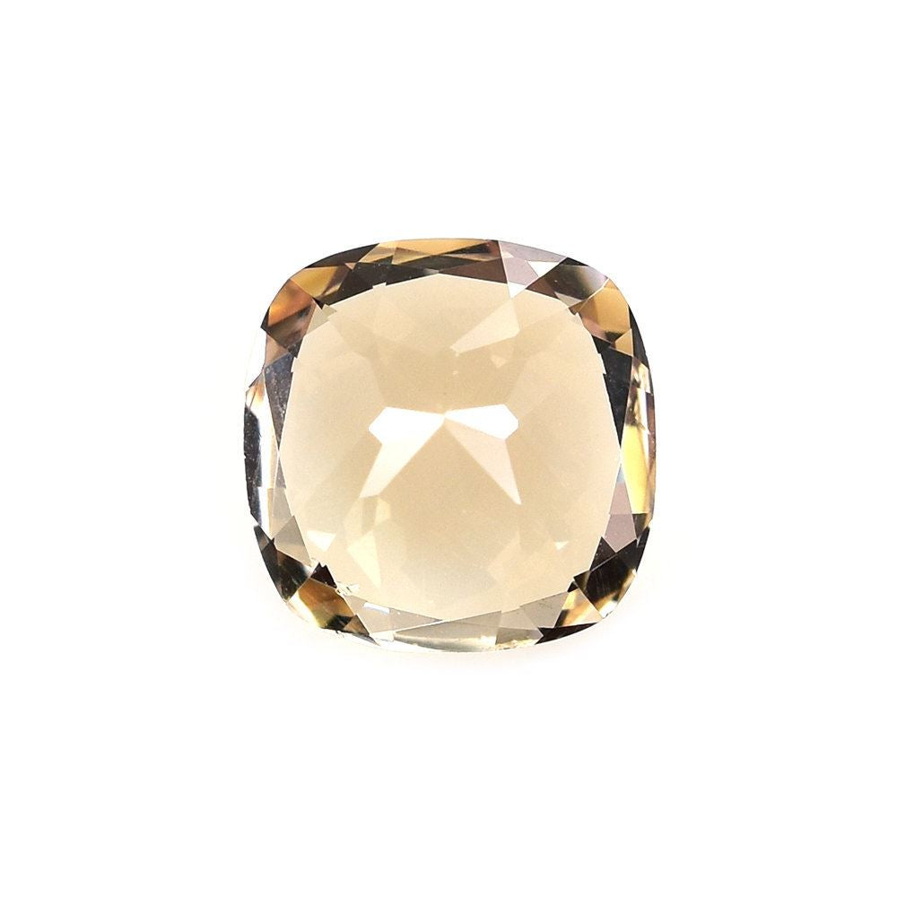 PEACH MORGANITE (YELLOWISH) CUT CUSHION 8MM (AAA) 1.99 Cts.