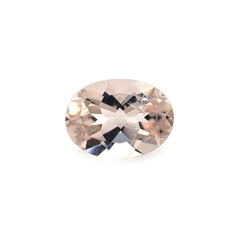 PEACH MORGANITE CUT OVAL (AAA/HI) 8X6MM 1.05 Cts.