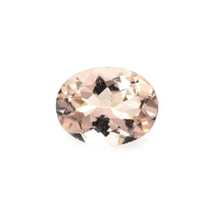 PEACH MORGANITE CUT OVAL (AAA/HI) 9X7MM 1.65 Cts.