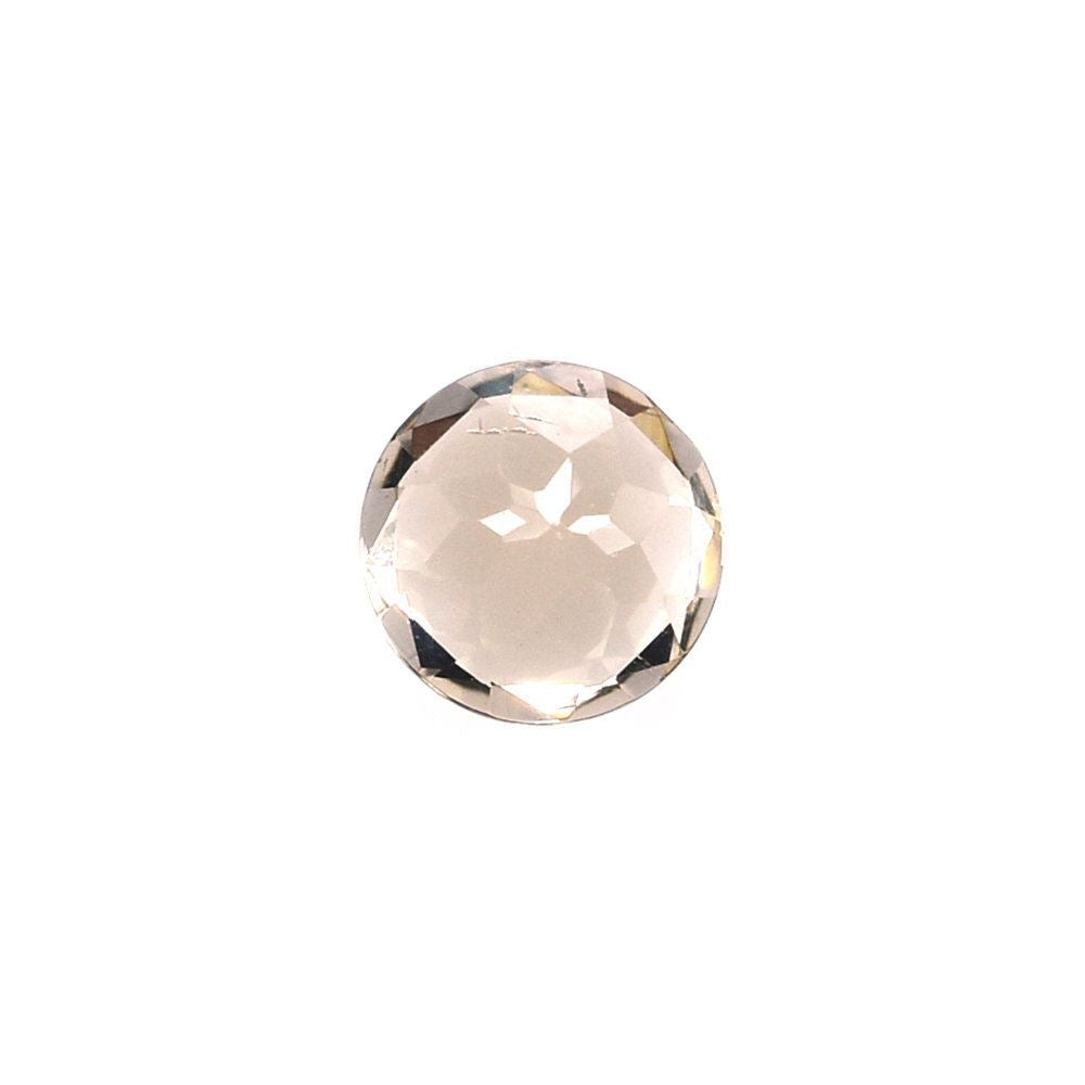 PEACH MORGANITE CUT ROUND (YELLOWISH) (AA/SI) 5.00MM 0.44 Cts.