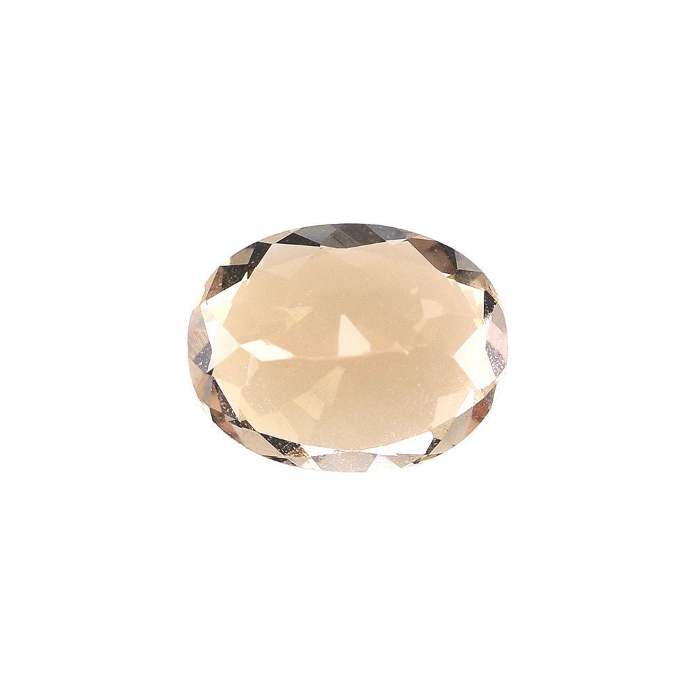 PEACH MORGANITE CUT OVAL (AAA/HI) (YELLOWISH) 9X7MM 1.65 Cts.