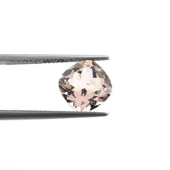 PEACH MORGANITE CUT CUSHION (AA/SI) 9.00X9.00 MM 2.63 Cts.