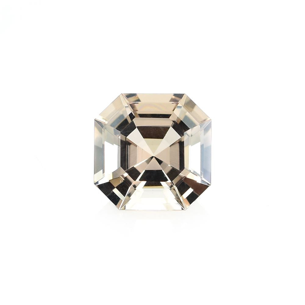 PEACH MORGANITE ASSCHER CUT OCTAGON (YELLOWISH) (AA/CLEAN) 8.00X8.00 MM 2.10 Cts.