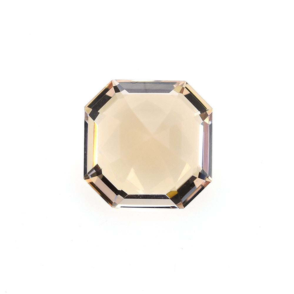 PEACH MORGANITE ASSCHER CUT OCTAGON (YELLOWISH) (AA/CLEAN) 8.00X8.00 MM 2.10 Cts.