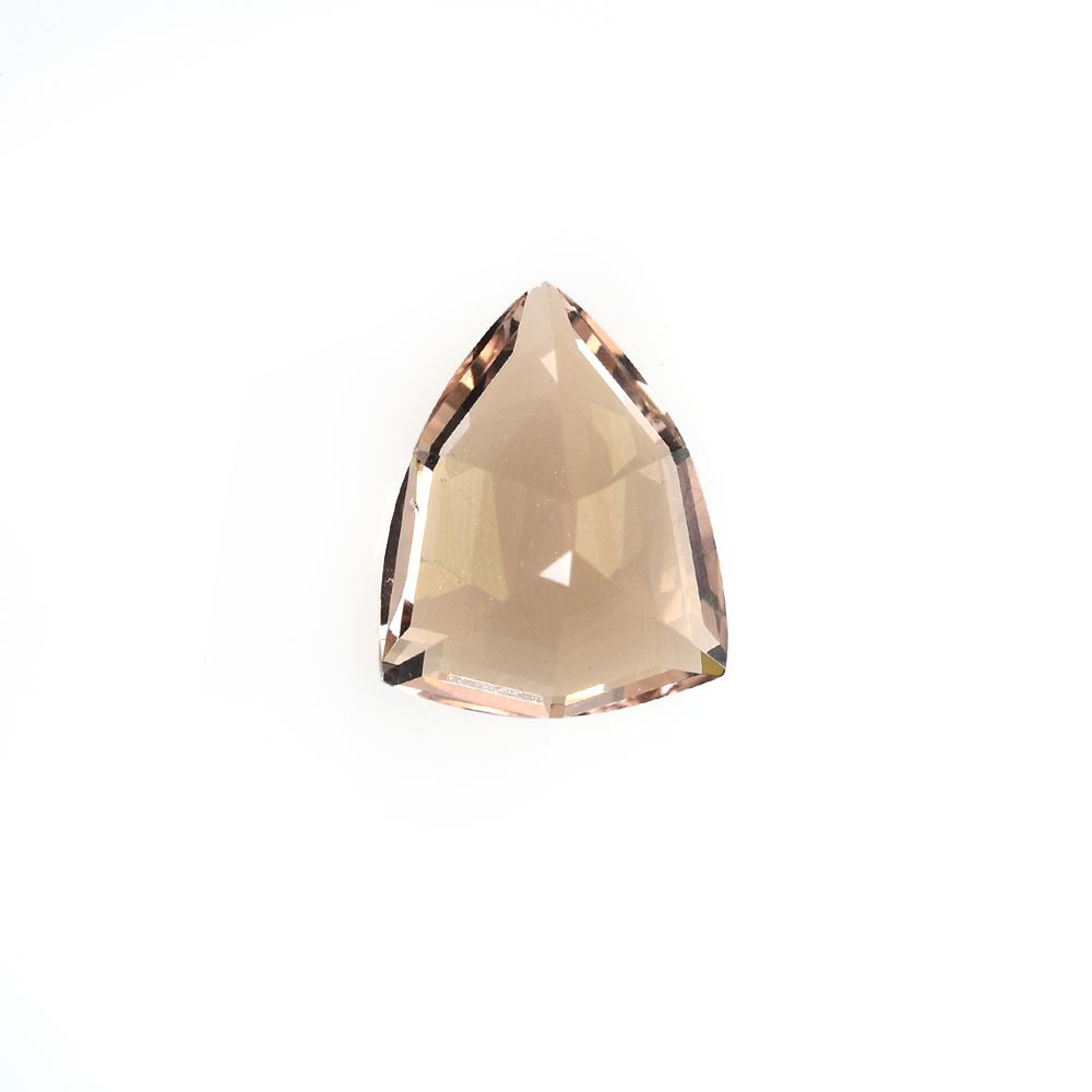 PEACH MORGANITE CUT FANCY TRILLION (AAA/SI) 10.00X8.00 MM 2.25 Cts.