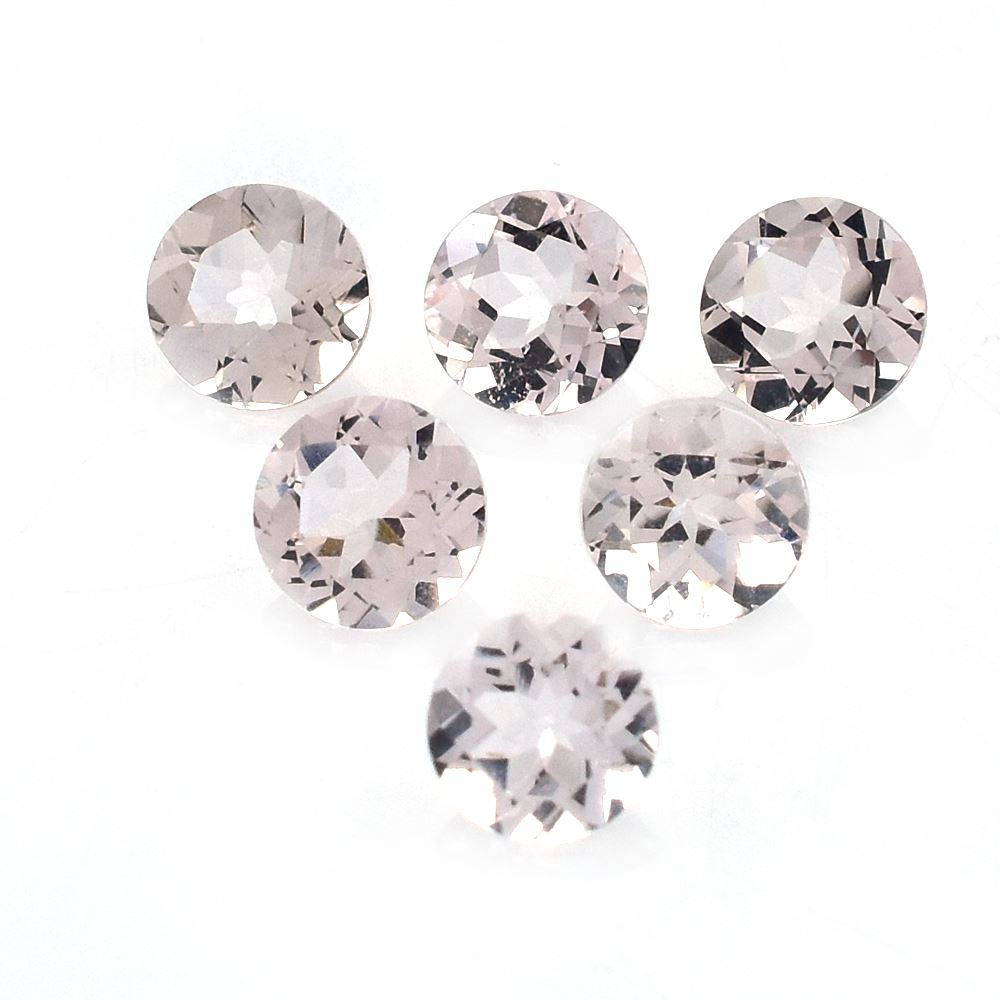 PINK MORGANITE CUT ROUND (A/CLEAN) 5.00X5.00 MM 0.45 Cts.