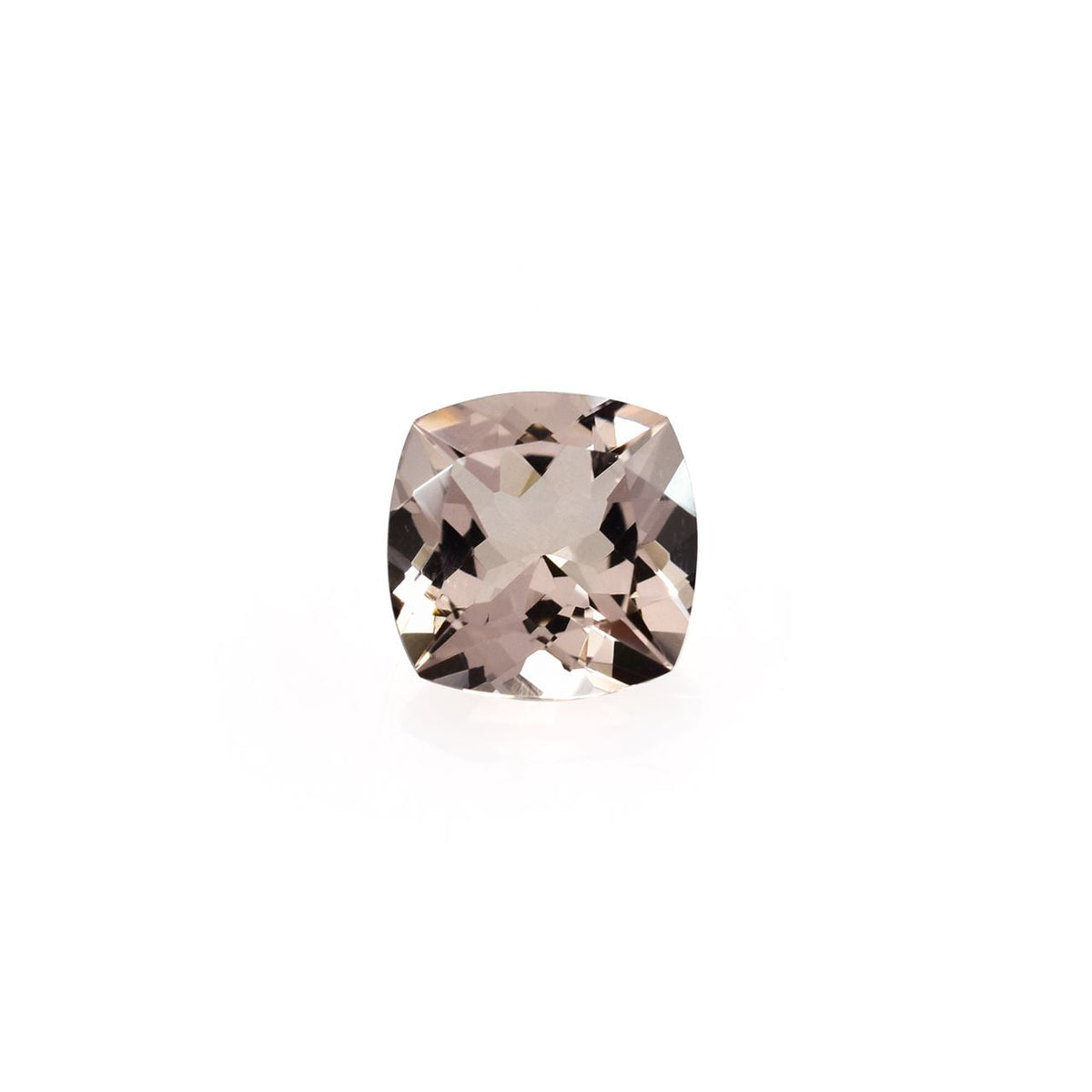 PEACH MORGANITE CUT CUSHION (AAA) 7.50X7.50 MM 1.48 Cts.