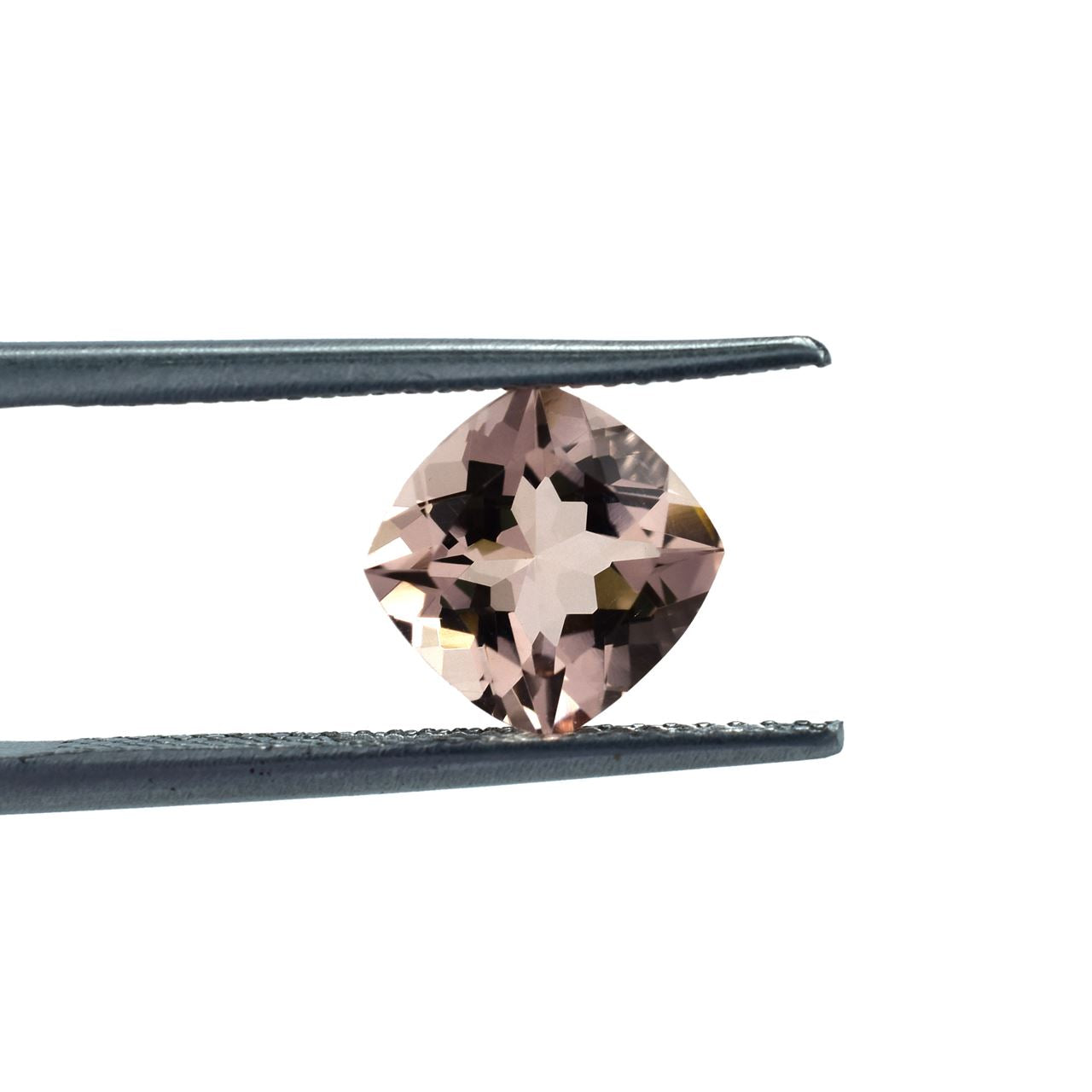 PEACH MORGANITE CUT CUSHION (AAA) 7.50X7.50 MM 1.48 Cts.