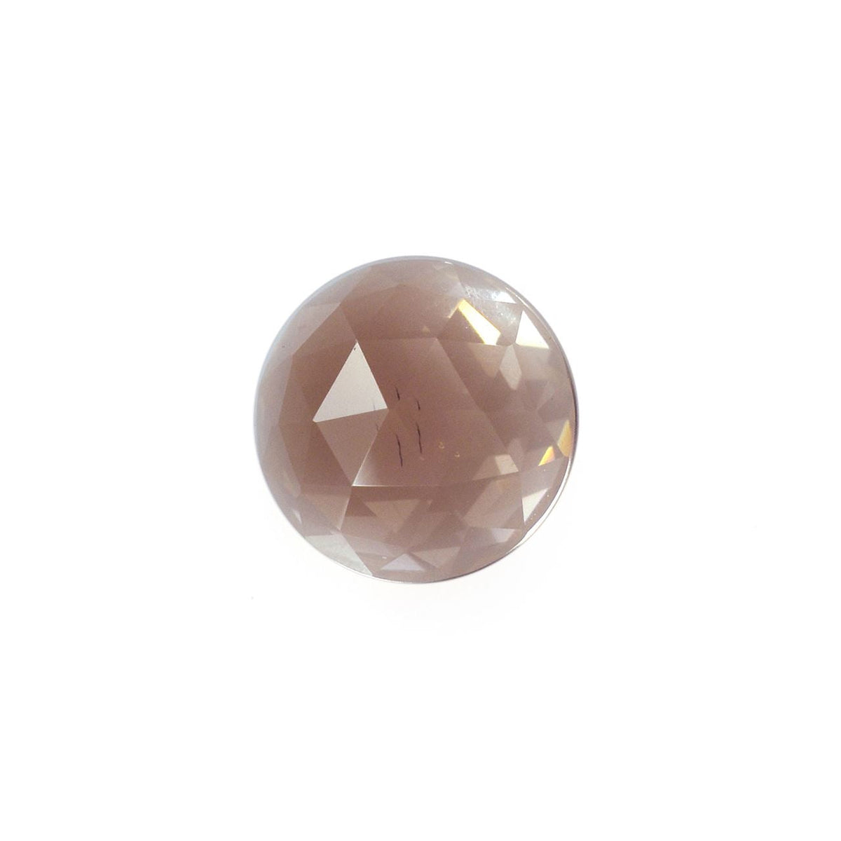 MORGANITE ROSE CUT ROUND CAB (AAA) 8.00X8.00 MM 1.89 Cts.