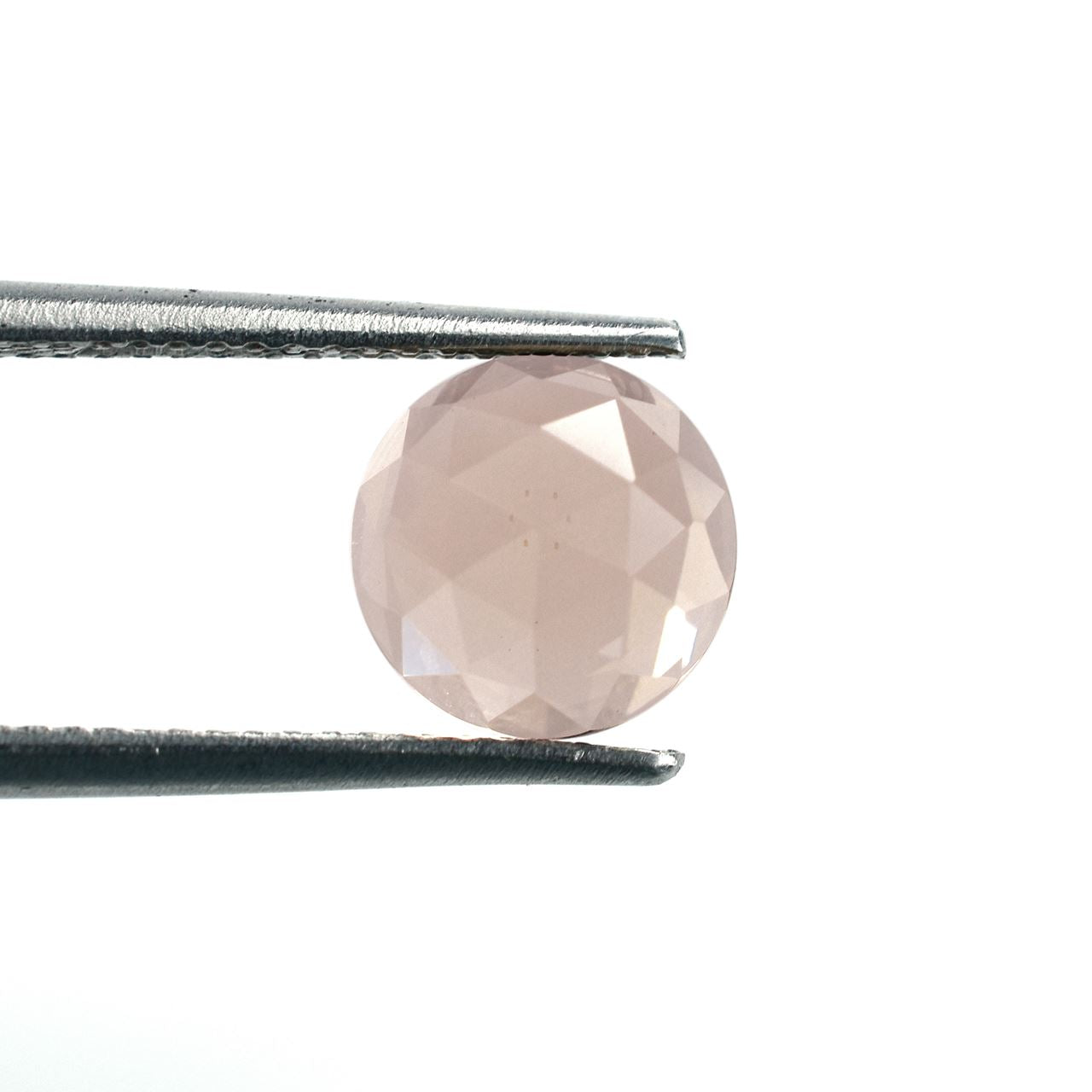 MORGANITE ROSE CUT ROUND CAB (AAA) 8.00X8.00 MM 1.89 Cts.