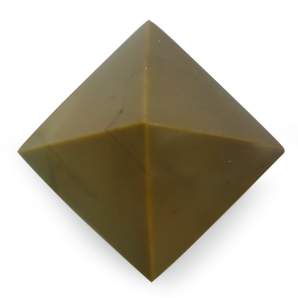 MULTI JASPER SQUARE PYRAMID CAB 24X20MM 65.70 Cts.