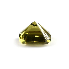 OLIVE QUARTZ CONCAVE ASCHER CUT SQUARE-OCTAGON (DES#138) 10MM 3.80 Cts.