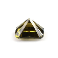 OLIVE QUARTZ ASCHER CONCAVE SQUARE-OCTAGON (DES#139) 10MM 4.00 Cts.