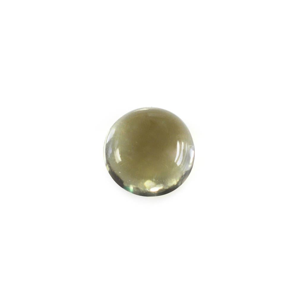 OLIVE QUARTZ ROUND CAB 4MM 0.29 Cts.