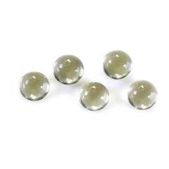 OLIVE QUARTZ ROUND CAB 4MM 0.29 Cts.