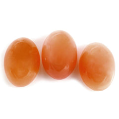 ORANGE MOONSTONE OVAL CAB 14X10MM 7.41 Cts.