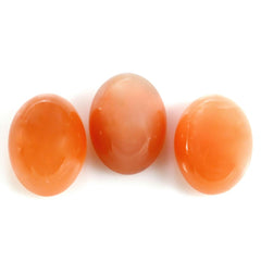 ORANGE MOONSTONE OVAL CAB 16X12MM 11.27 Cts.