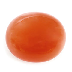 ORANGE MOONSTONE OVAL CAB 14X12MM 8.42 Cts.