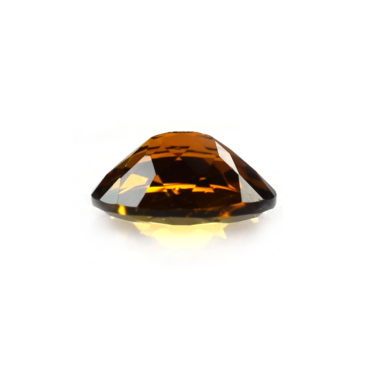 ORANGE TOURMALINE CUT OVAL (DARK)(SI) 9.00X7.00 MM 1.60 Cts.