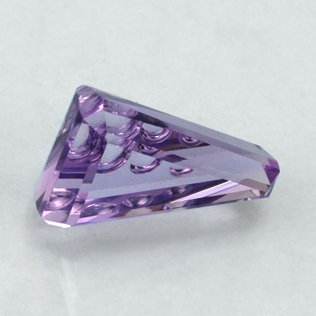 PINK AMETHYST SUPPER BUBBLE TRAPEZOID 18X12MM 10.12 Cts.