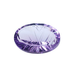 PINK AMETHYST CONCAVE MARQUISE TOP OVAL 14X10MM 4.97 Cts.