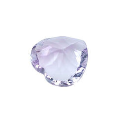 PINK AMETHYST CONCAVE CUT HEART S 12MM 5.55 Cts.