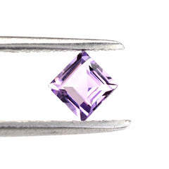 PINK AMETHYST PRINCESS CUT SQUARE 4MM 0.3 Cts.