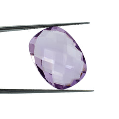 PINK AMETHYST BRIOLETTE CUSHION 20X15MM 13.37 Cts.
