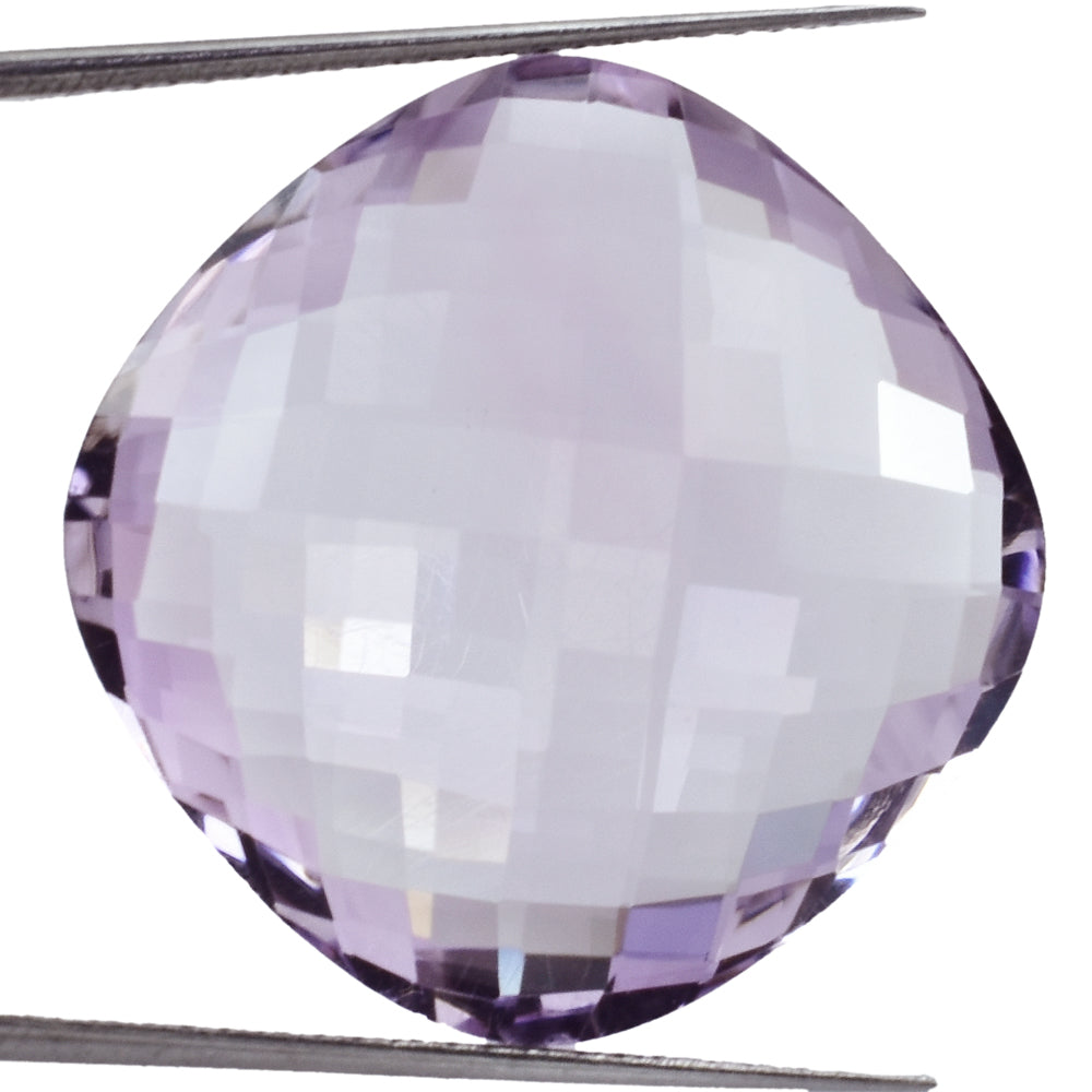 PINK AMETHYST BRIOLETTE CUSHION 22.00MM 27.71 Cts.