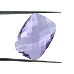 PINK AMETHYST BRIOLETTE CUSHION 18X13MM 9.06 Cts.