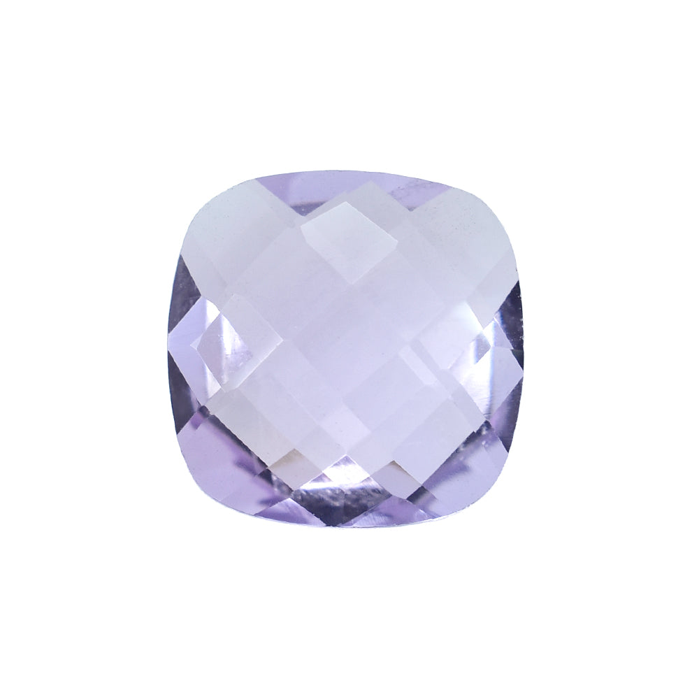 PINK AMETHYST BRIOLETTE CUSHION 10.00MM 3.80 Cts.
